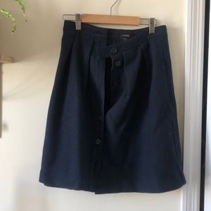 Wool JCrew Skirt